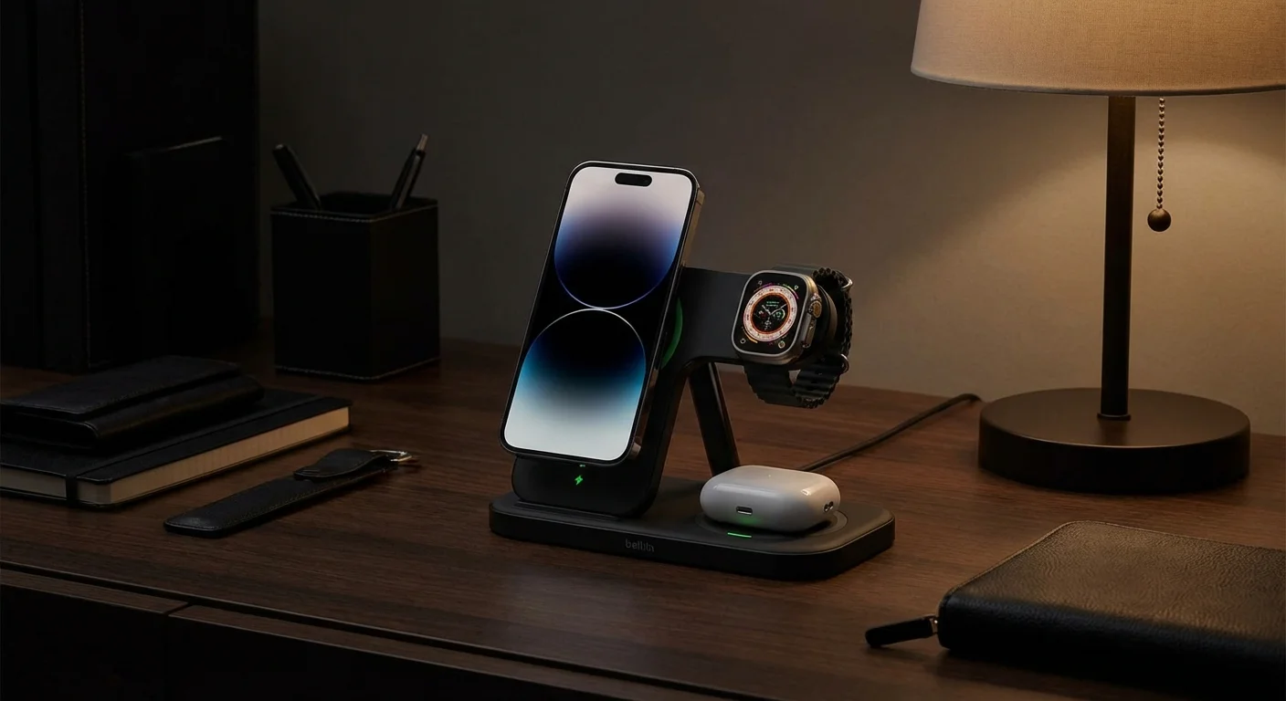 Belkin BoostCharge Pro 3-in-1 Wireless Charger image 3